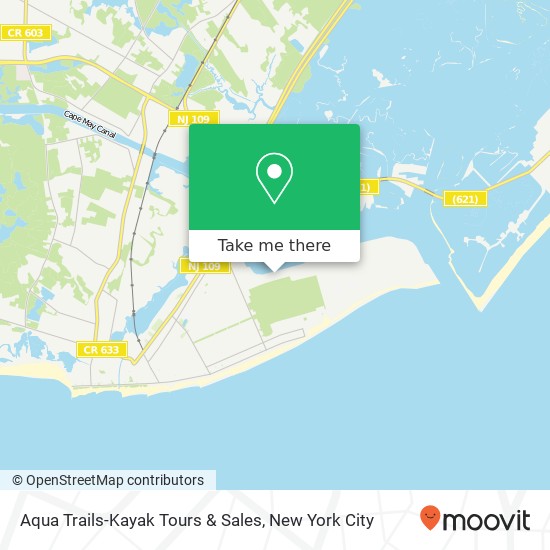 Aqua Trails-Kayak Tours & Sales map