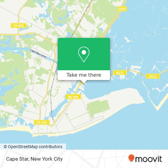 Mapa de Cape Star