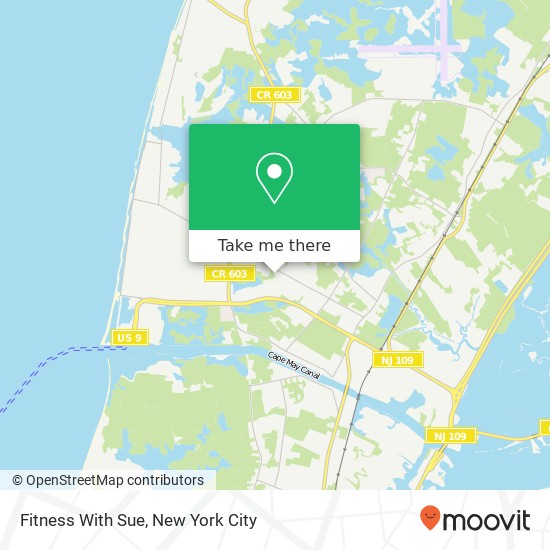 Mapa de Fitness With Sue
