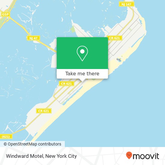 Windward Motel map