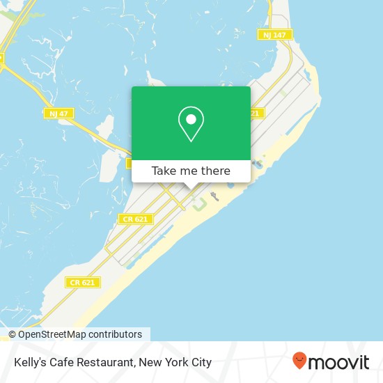 Kelly's Cafe Restaurant map