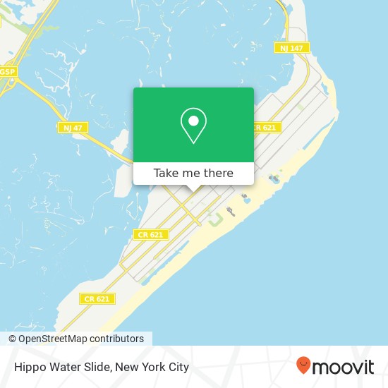 Hippo Water Slide map