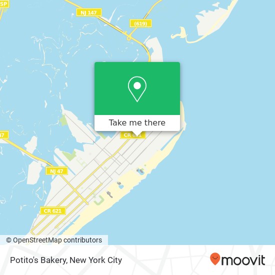 Potito's Bakery map