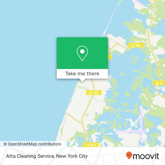 Mapa de Atta Cleaning Service