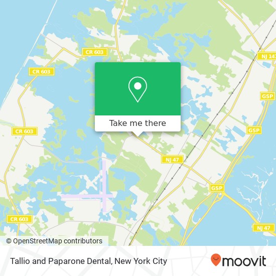 Mapa de Tallio and Paparone Dental
