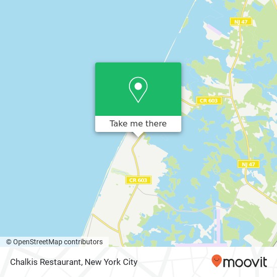 Mapa de Chalkis Restaurant