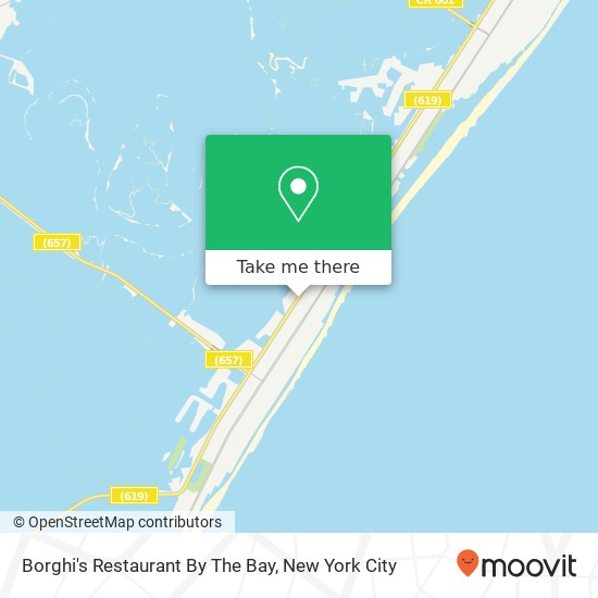 Borghi's Restaurant By The Bay map