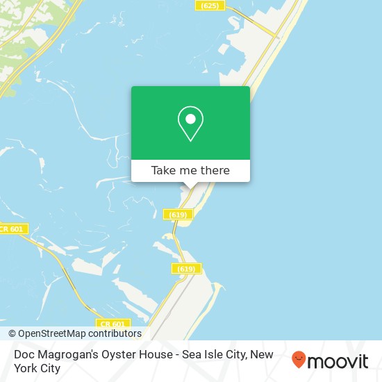 Doc Magrogan's Oyster House - Sea Isle City map