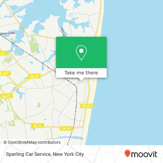 Sperling Car Service map