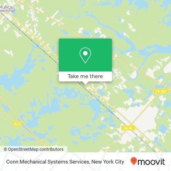 Conn Mechanical Systems Services map