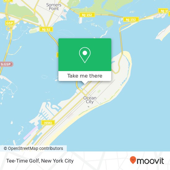 Mapa de Tee-Time Golf