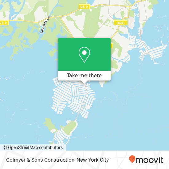 Mapa de Colmyer & Sons Construction