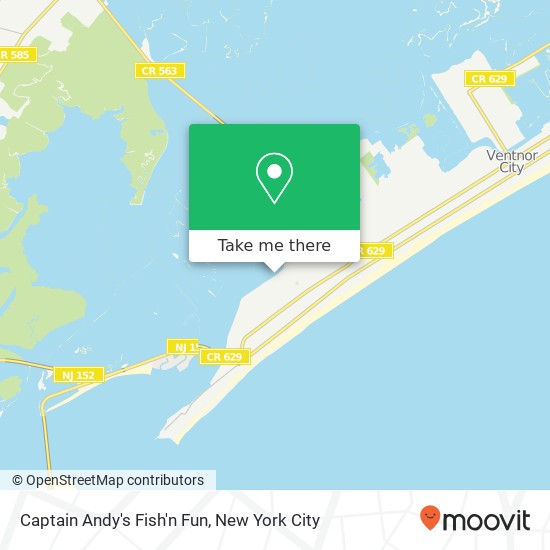 Captain Andy's Fish'n Fun map