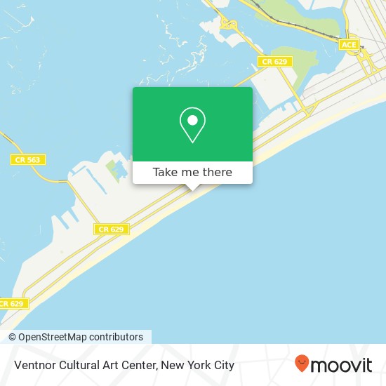 Mapa de Ventnor Cultural Art Center