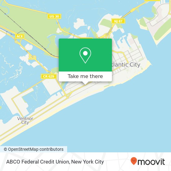 ABCO Federal Credit Union map