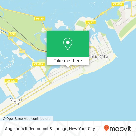 Angeloni's II Restaurant & Lounge map