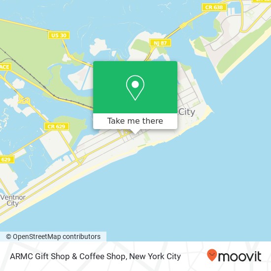 ARMC Gift Shop & Coffee Shop map