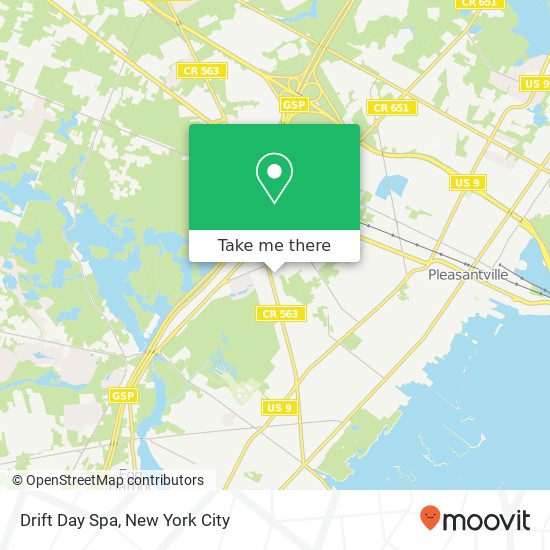 Mapa de Drift Day Spa