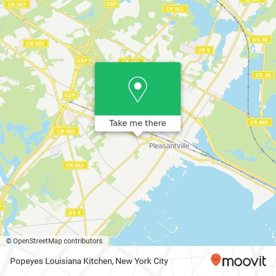 Popeyes Louisiana Kitchen map