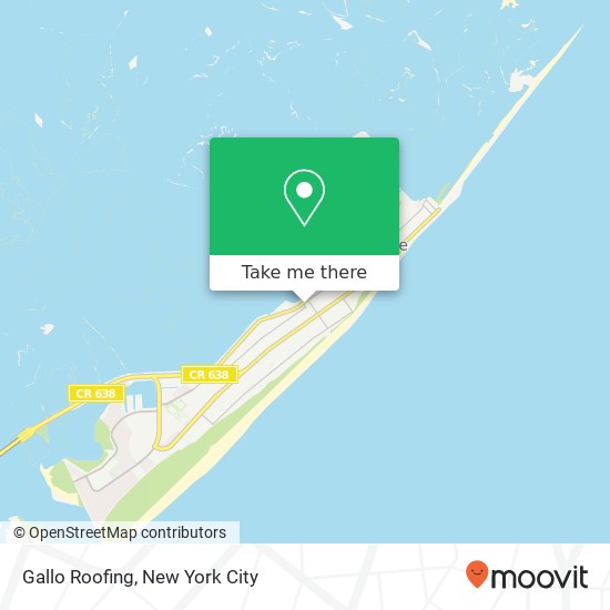 Gallo Roofing map