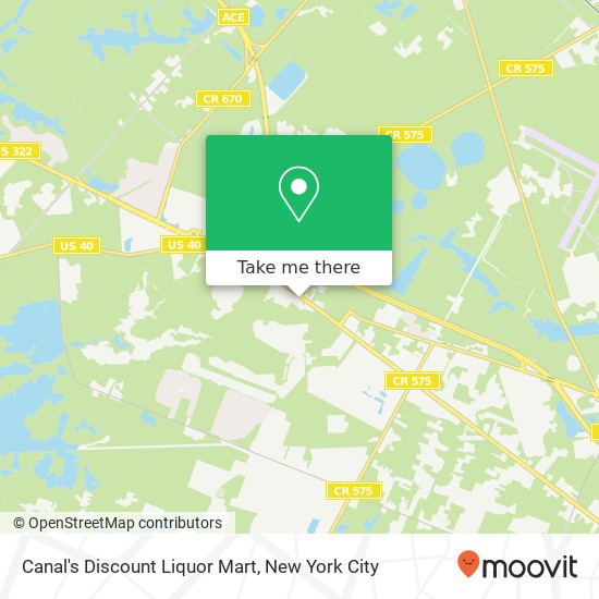 Mapa de Canal's Discount Liquor Mart