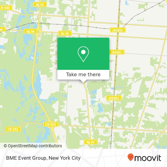 BME Event Group map