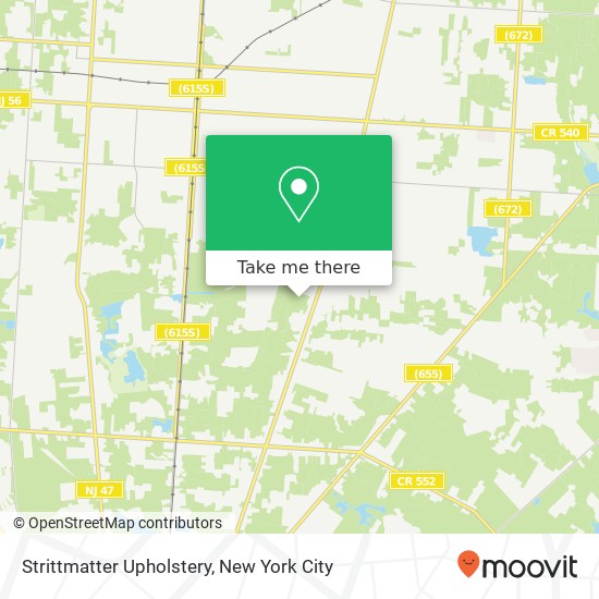 Strittmatter Upholstery map