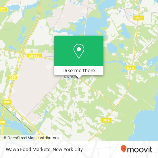 Mapa de Wawa Food Markets