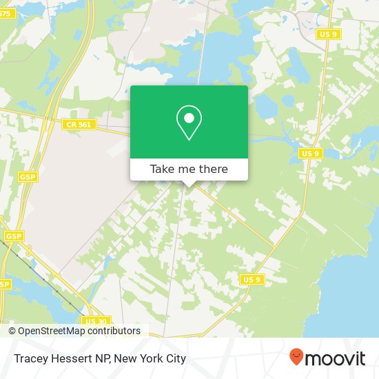 Mapa de Tracey Hessert NP