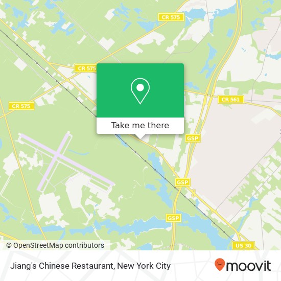 Jiang's Chinese Restaurant map