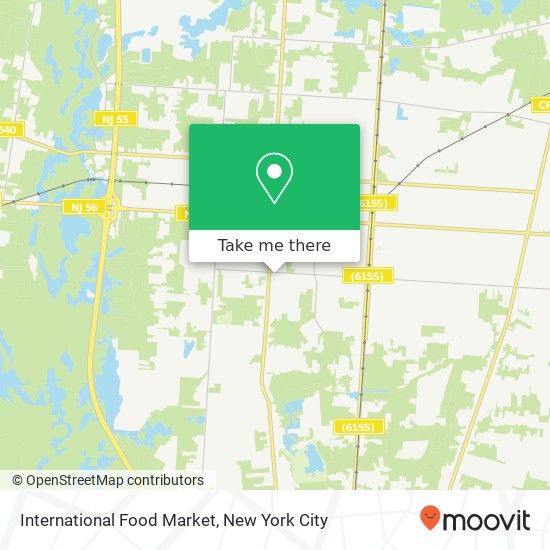 International Food Market map