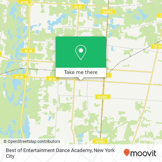 Mapa de Best of Entertainment Dance Academy