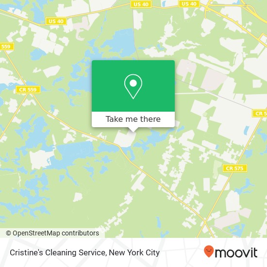 Cristine's Cleaning Service map