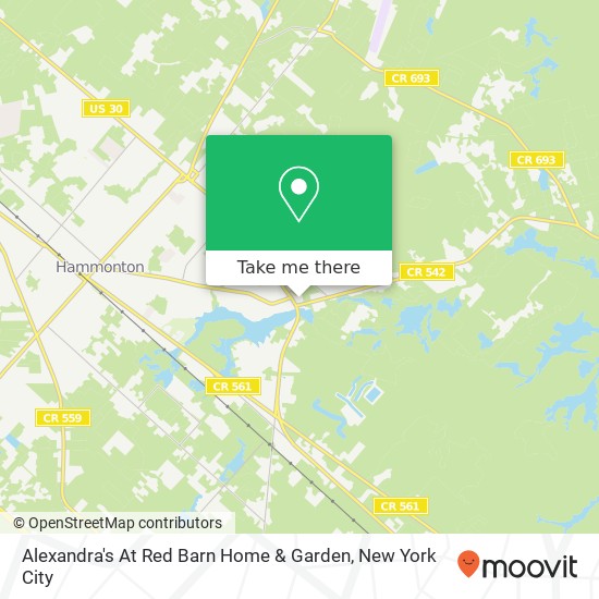 Mapa de Alexandra's At Red Barn Home & Garden