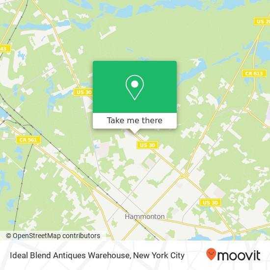 Ideal Blend Antiques Warehouse map