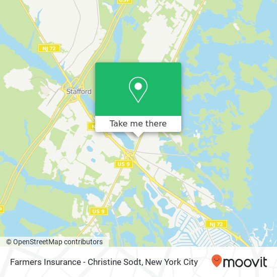 Mapa de Farmers Insurance - Christine Sodt