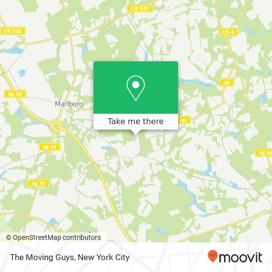 The Moving Guys map