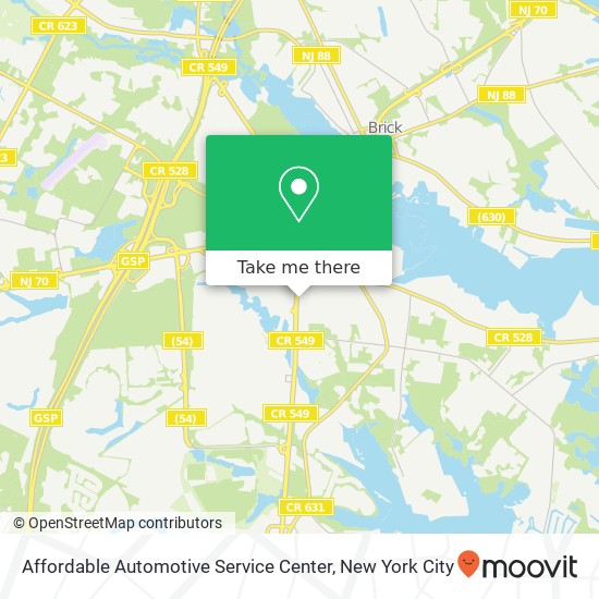 Affordable Automotive Service Center map