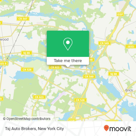 Tsj Auto Brokers map