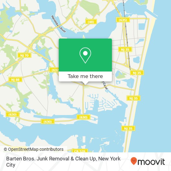 Barten Bros. Junk Removal & Clean Up map