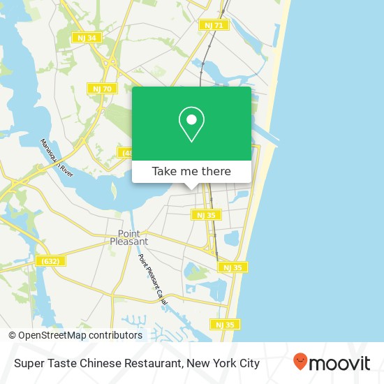 Mapa de Super Taste Chinese Restaurant