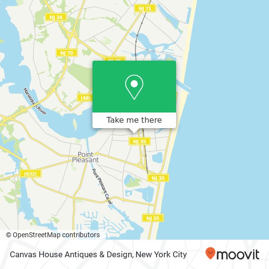 Canvas House Antiques & Design map