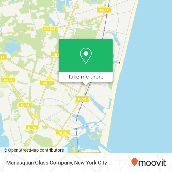 Manasquan Glass Company map