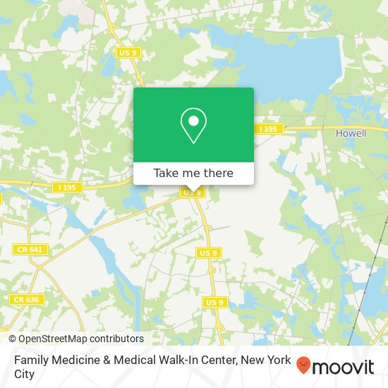 Family Medicine & Medical Walk-In Center map