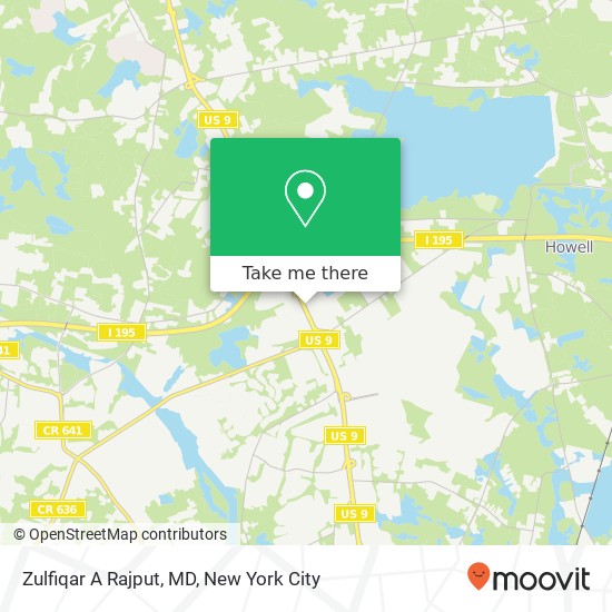 Mapa de Zulfiqar A Rajput, MD