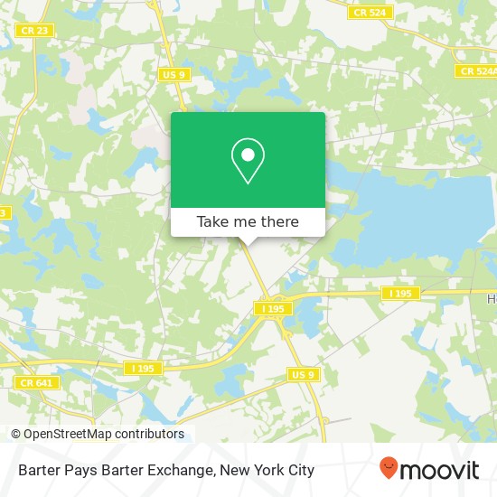 Mapa de Barter Pays Barter Exchange