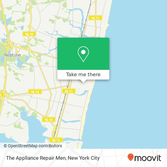 Mapa de The Appliance Repair Men