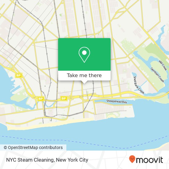 NYC Steam Cleaning map