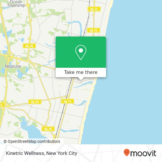 Kinetric Wellness map