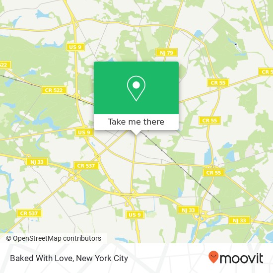 Baked With Love map